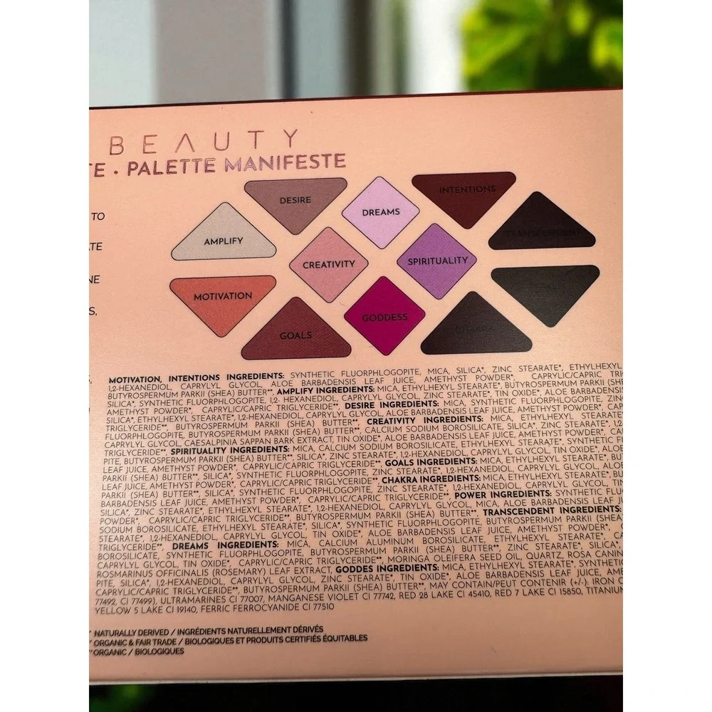ĀTHR‎ Beauty Manifest Palette 12 Shade Eyeshadow Vegan Cruelty Free Clean